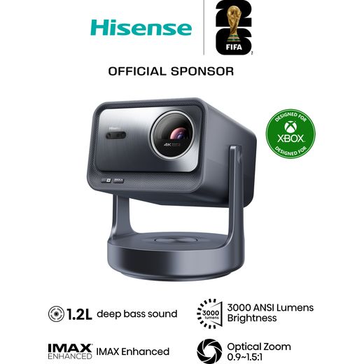 Hisense C2-ULTRA 4K Ultra HD Laser Projector - Grey - Annotation - official sponsor